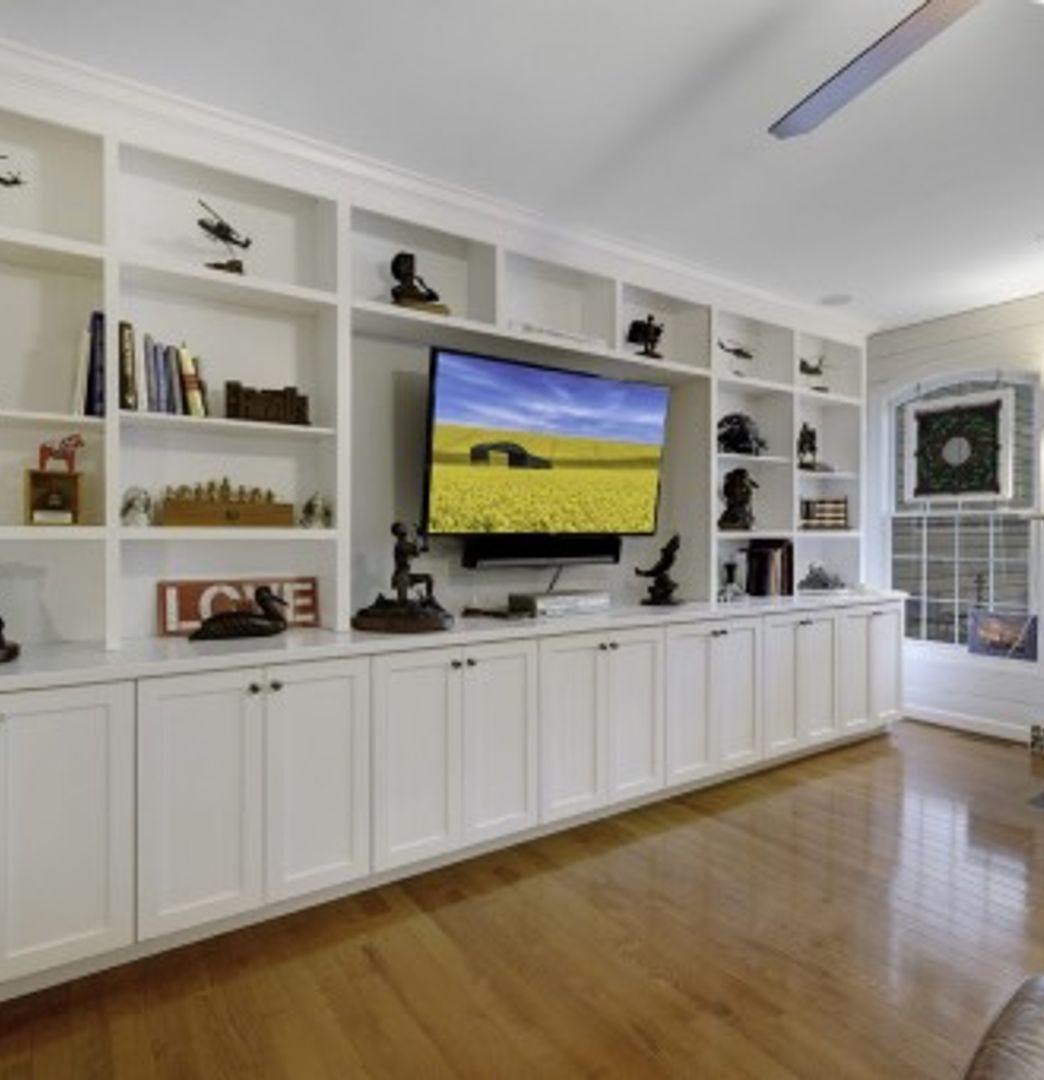custom fireplace built-ins