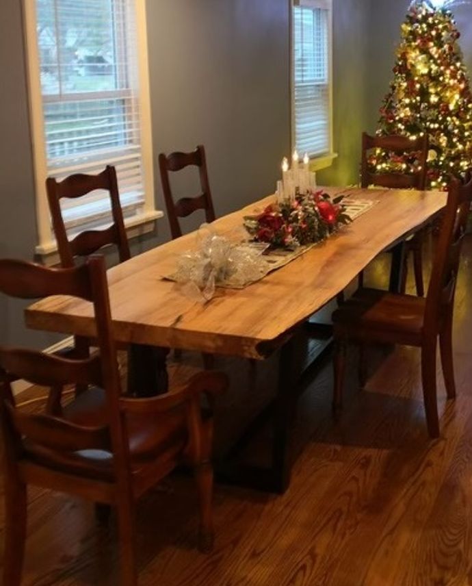 live edge desk and furniture