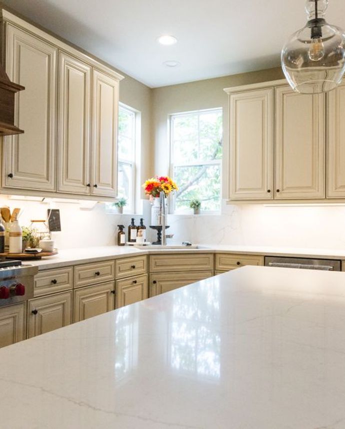 custom walnut kitchen cabinetry
