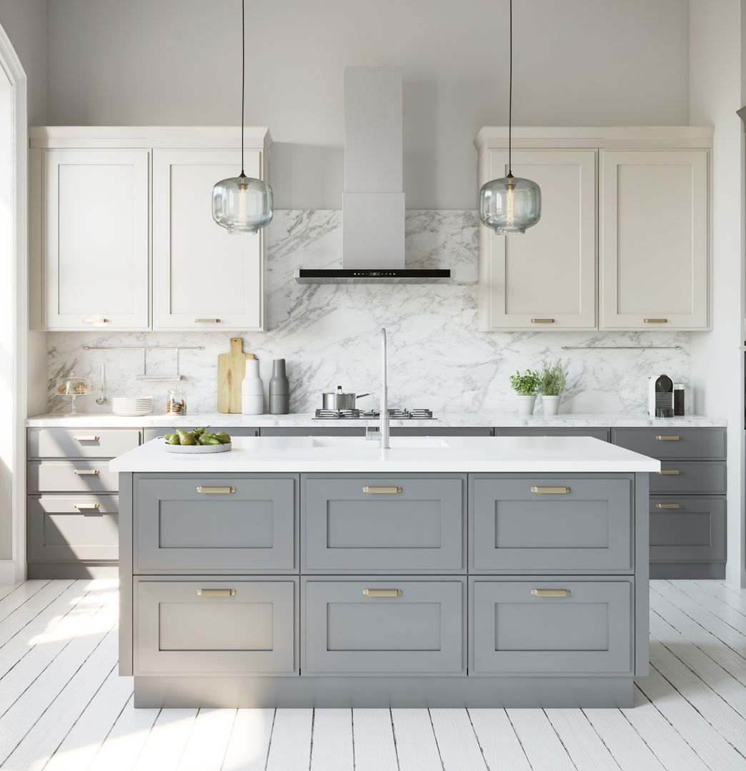 custom walnut hood kitchen cabinetry